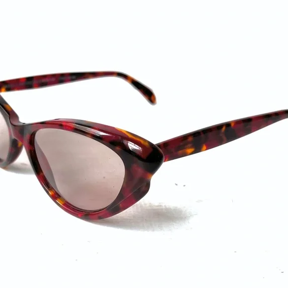Anglo American Optical Vintage Cat Eye Eyewear Red End of Day Tortoise 'SALINAS' - Picture 4 of 16